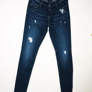 Genetic Denim “The Shane” Distressed Skinny Jean